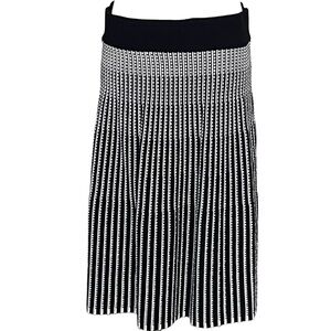 Ann Taylor Striped Knit Skirt Size M